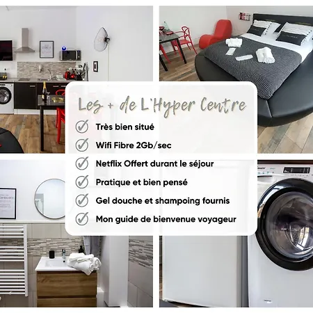 L'Hyper Centre - Netflix & Wifi - Literie Haut De Gamme - Check-In 24H24 - Goodmarning Châlons-en-Champagne Buitenkant foto