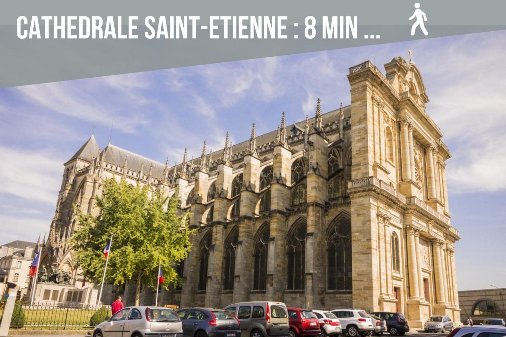 Apartment L'hyper Centre - Netflix & Wifi - Literie De Gamme - Check-in 24h24 - Goodmarning Chalons-en-Champagne